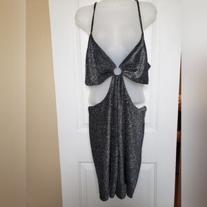 H&M Glitter Romper sz XL NWT